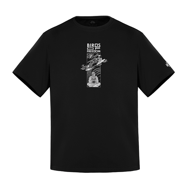 M-Tac футболка Birds of freedom Cotton Hard Black. Фото 2