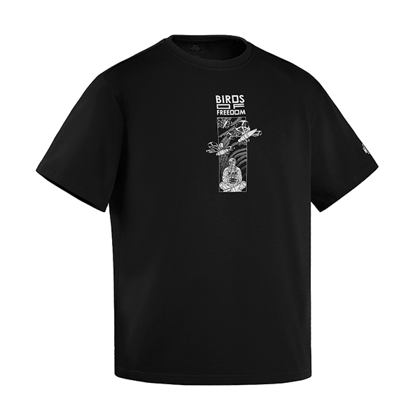 M-Tac футболка Birds of freedom Cotton Hard Black. Фото 3