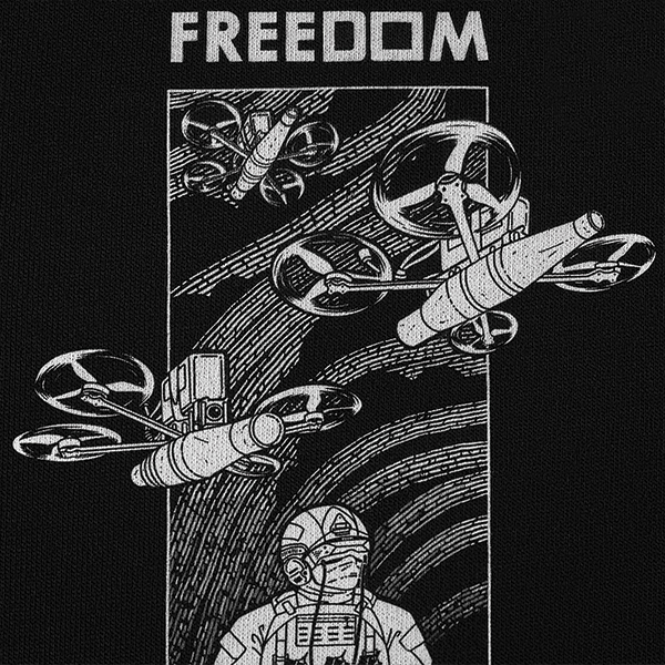 M-Tac футболка Birds of freedom Cotton Hard Black. Фото 5