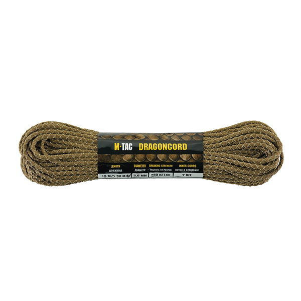 M-Tac паракорд Dragon Cord 30m Coyote/Tan