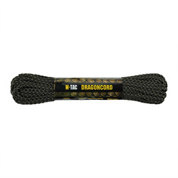 M-Tac паракорд Dragon Cord 15m Black/Ranger Green