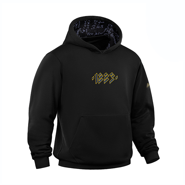 M-Tac кофта Hoodie 1223 Embroidery Cotton Hard Black. Фото 4
