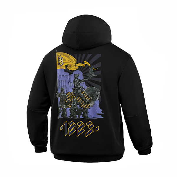 M-Tac кофта Hoodie 1223 Embroidery Cotton Hard Black. Фото 5