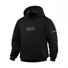 M-Tac кофта Hoodie 1223 Embroidery Cotton Hard Black