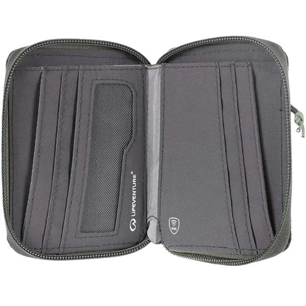 Lifeventure гаманець Recycled RFID Bi-Fold Wallet olive. Фото 3