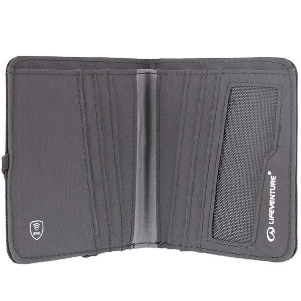 Lifeventure гаманець Recycled RFID Compact Wallet grey. Фото 3