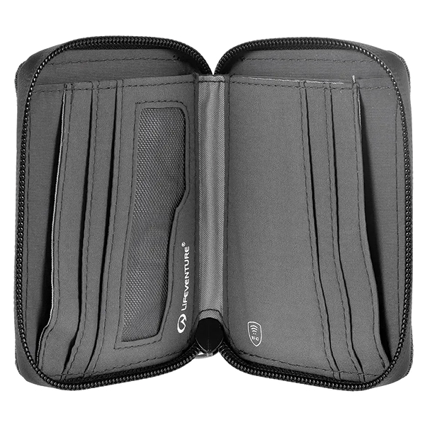 Lifeventure гаманець Recycled RFID Mini Travel Wallet grey. Фото 3