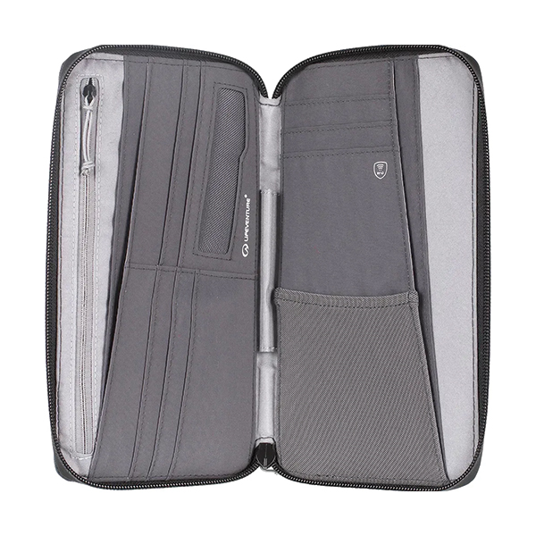 Lifeventure гаманець Recycled RFID Travel Wallet grey. Фото 3