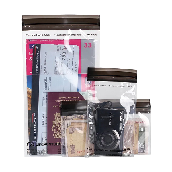Lifeventure комплект чохлів DriStore LocTop Bags Valuables