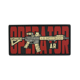  ПВХ патч «OPERATOR AR» red 