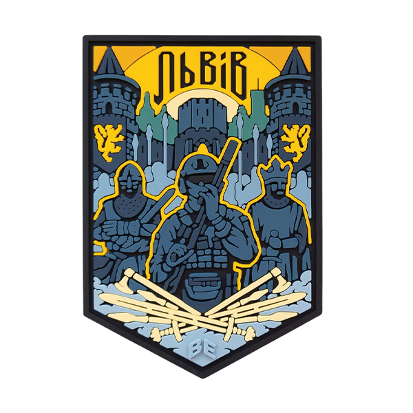 ПВХ патч «ЛЬВІВ» кольоровий