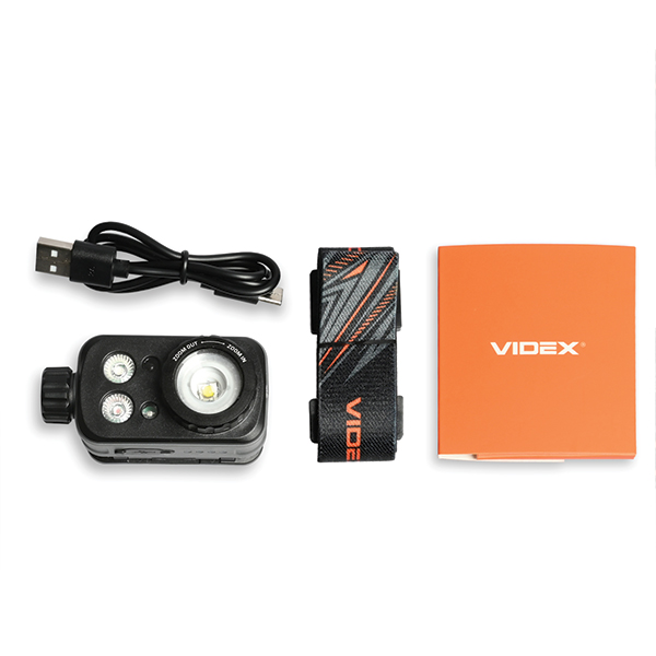 Налобний світлодіодний ліхтарик VIDEX VLF-H046Z 500Lm 5000K. Фото 6