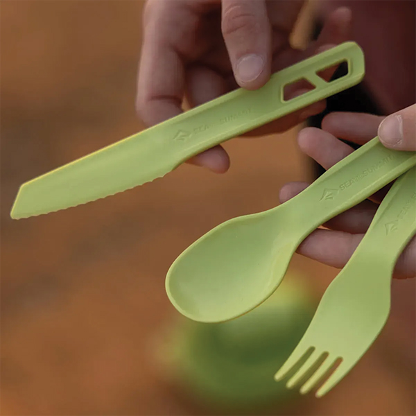 Набір столового приладдя Sea to Summit Horizon Cutlery Set, Tarragon, 3 предмети. Фото 4