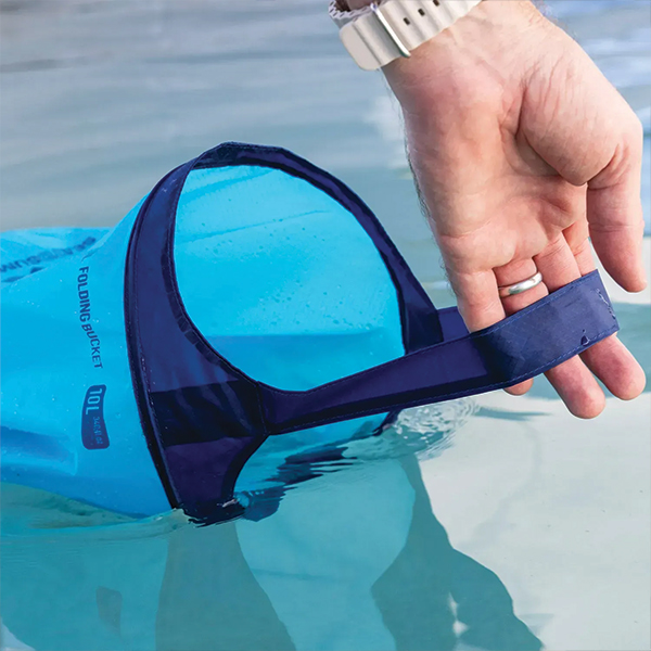 Ємність для води Sea to Summit Ultra-Sil Folding Bucket, Blue Atoll, 10 л. Фото 5