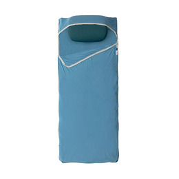 Вкладиш в спальник Sea to Summit Breeze Lightweight Liner, Rectangular w/ Pillow Sleeve 198 см, Cendre Blue