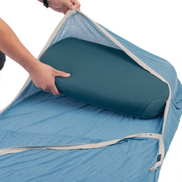 Вкладиш в спальник Sea to Summit Breeze Lightweight Liner, Rectangular w/ Pillow Sleeve 198 см, Cendre Blue. Фото 3