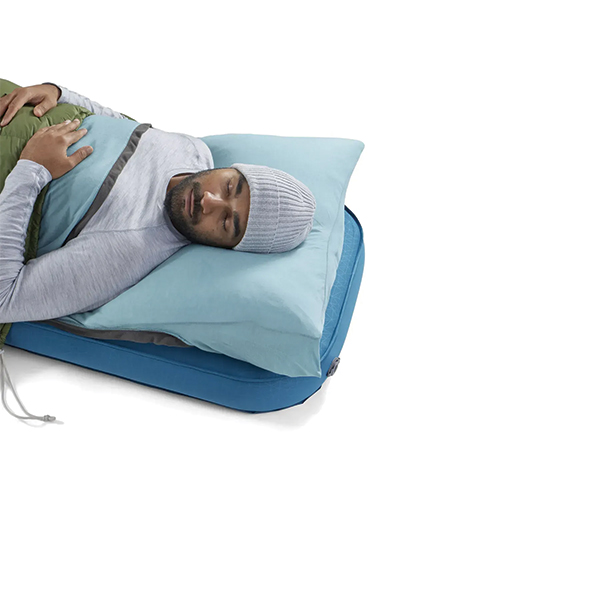 Вкладиш в спальник Sea to Summit Comfort Blend Sleeping Bag Liner, Rectangular w/ Pillow Sleeve, Aqua Sea Blue . Фото 4