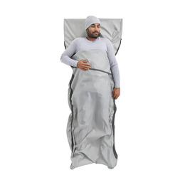 Вкладиш в спальник Sea to Summit Silk Blend Sleeping Bag Liner Mummy S, Moonstruck Grey