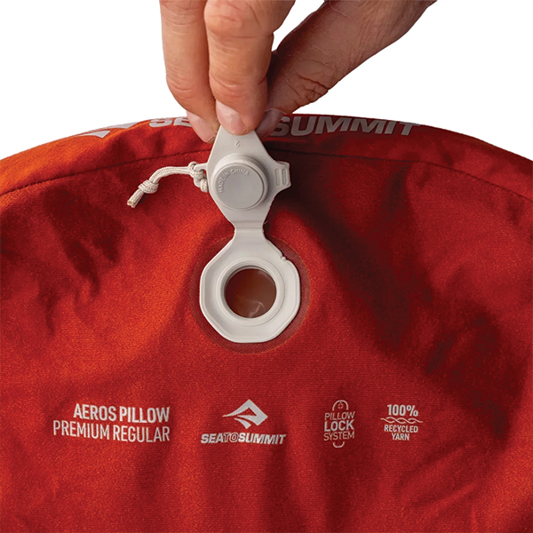 Надувна подушка Sea to Summit Aeros Premium Pillow, 12x43x30см, Picante. Фото 3