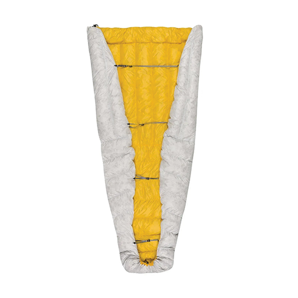Спальник Ember Eb1 2019 від Sea To Summit, (10/4°C), 183 см, Light Gray/Yellow, Double. Фото 4