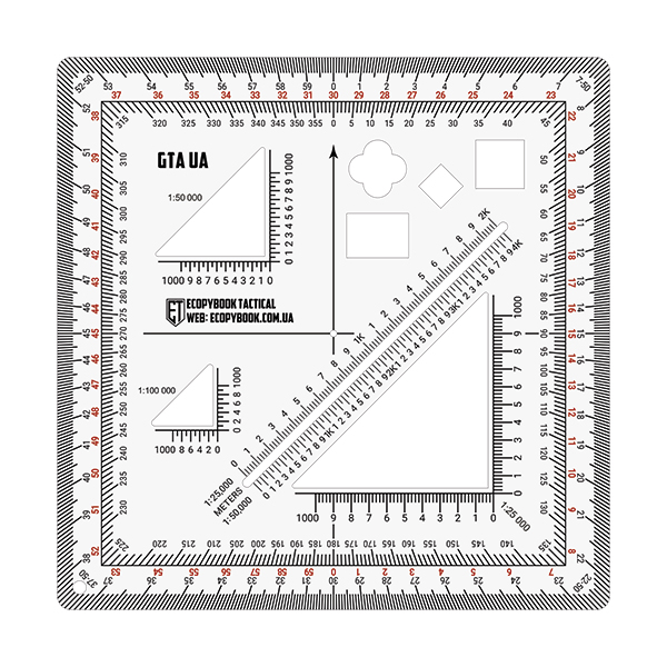 Лінійка GTA UA (125x125 mm) (ET)