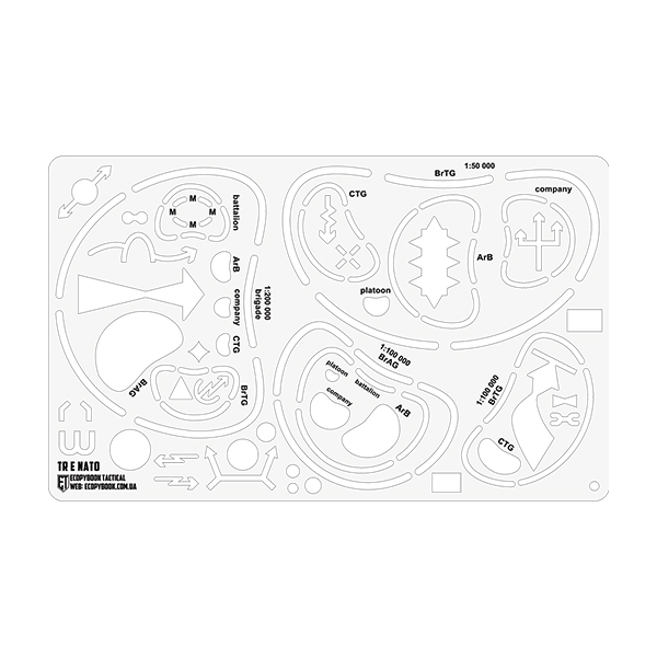 Tactical Ruler ECHELON NATO (187x115 mm) (ЕТ)