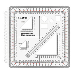 Лінійка GTA UA з отворами (135x125 mm)(ЕТ)