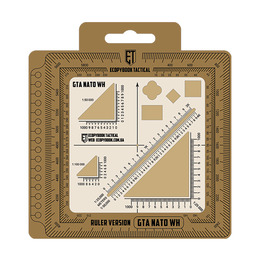 Ruler GTA NATO with holes (135x125 mm)(ЕТ)