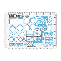 Ruler TS NATO (Blue Border) A6 (ET)