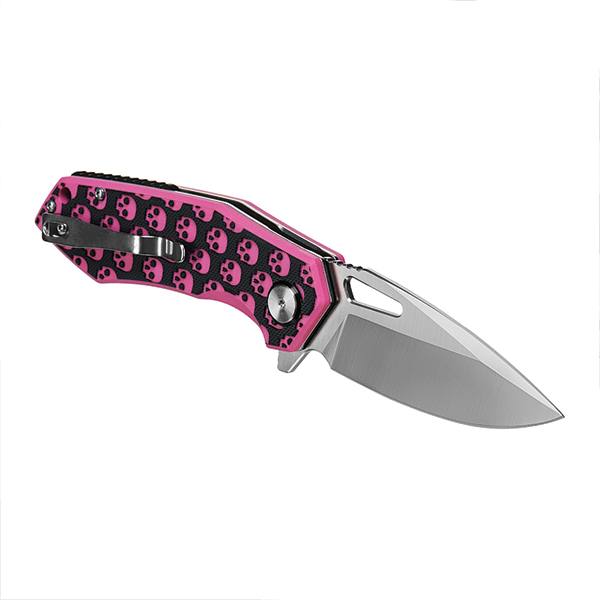 M-Tac ніж складний Type 12 Skull Black/Pink/Steel. Фото 6