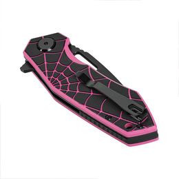 M-Tac ніж складний Type 12 Spider Web Black/Pink. Фото 7