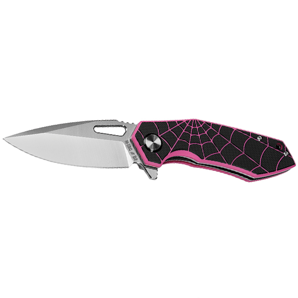 M-Tac ніж складний Type 12 Spider Web Black/Pink/Steel. Фото 2