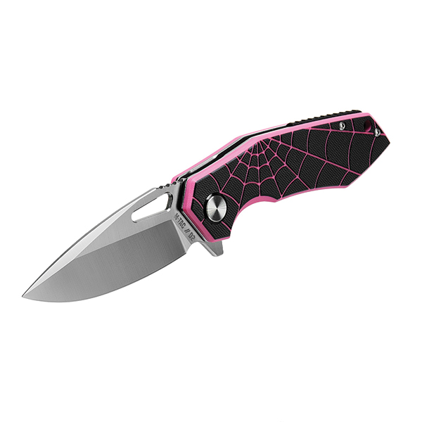M-Tac ніж складний Type 12 Spider Web Black/Pink/Steel. Фото 3