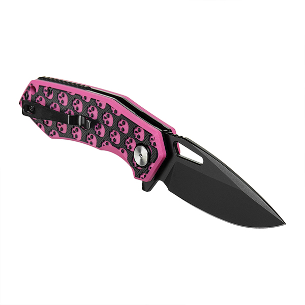 M-Tac ніж складний Type 12 Skull Black/Pink. Фото 5