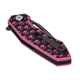 M-Tac ніж складний Type 12 Skull Black/Pink. Фото 9