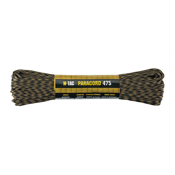 M-Tac паракорд 475 30m Black/Coyote