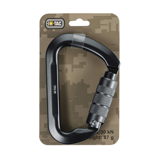 M-Tac карабін 10 см с байонетною муфтою Keylock Grey