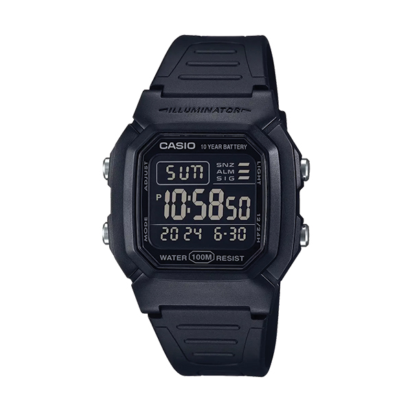 Годинник Casio TIMELESS COLLECTION W-800H-1BVES Black