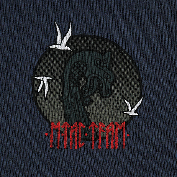 M-Tac світшот The Way Cotton Hard Indigo Blue. Фото 12