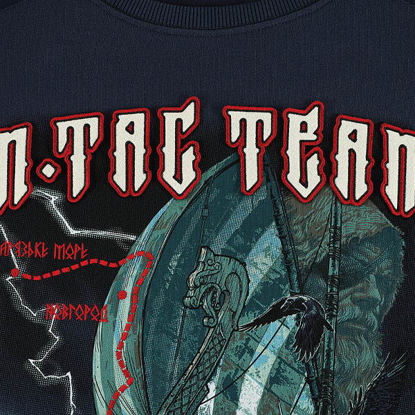 M-Tac світшот The Way Cotton Hard Indigo Blue. Фото 7