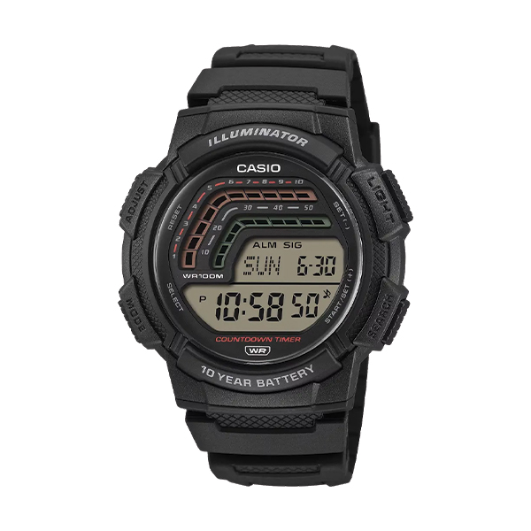 Годинник Casio TIMELESS COLLECTION WS-1800-1AVEF Black