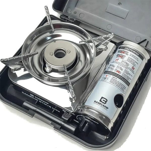 Портативна газова плитка Base Camp Camping Stove Mini. Фото 2