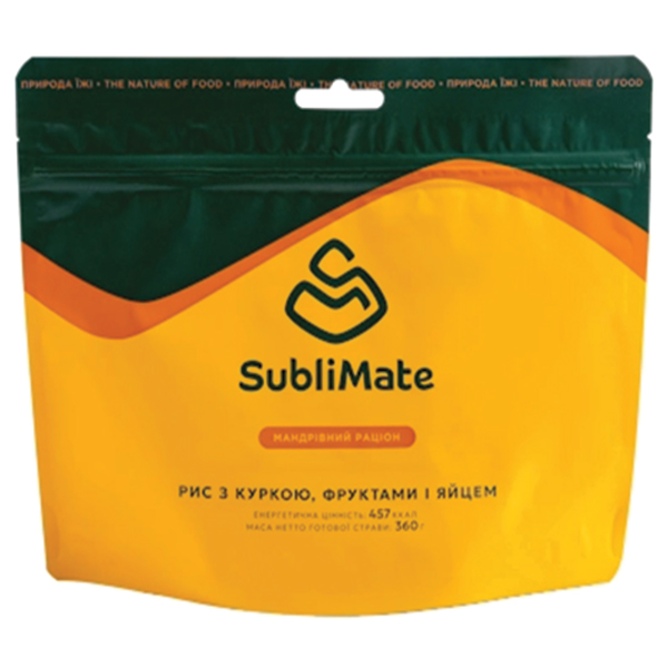 Sublimate Рис з куркою, фруктами та яйцем