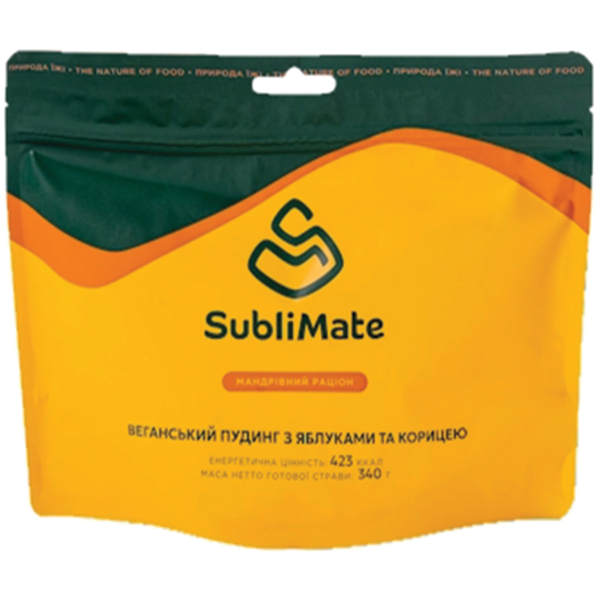 Sublimate  Веганський пудинг з яблуком та корицею