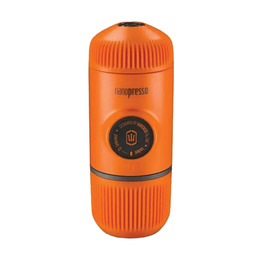 Портативна еспресо-кавоварка Wacaco Nanopresso помаранчева, механічна, для меленої кави