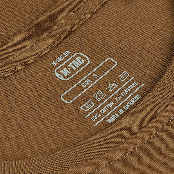 M-Tac футболка 93/7 Summer Comfort Fit Coyote Brown. Фото 5