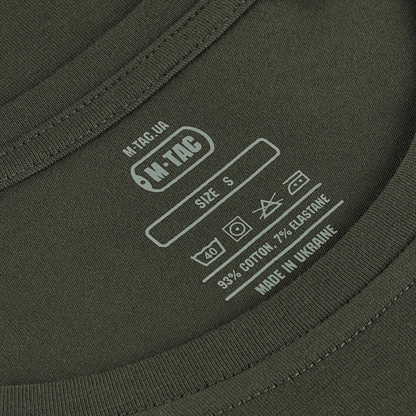 M-Tac футболка 93/7 Summer Comfort Fit Army Olive. Фото 5