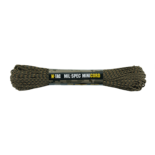 M-Tac паракорд Minicord Mil-Spec 30m Woodland Marpat