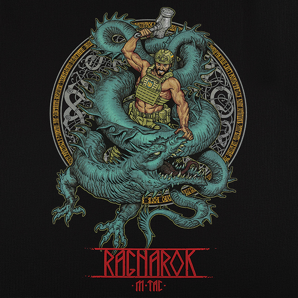 M-Tac футболка Ragnarok Cotton Hard Black. Фото 7