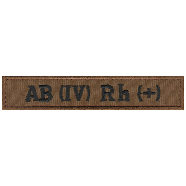 Група крові НГУ AB(IV) + 130*25 мм Койот